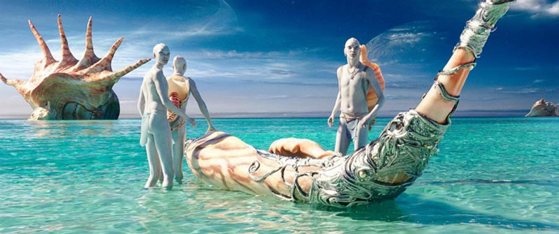 una scena di Valerian e la città dei mille pianeti