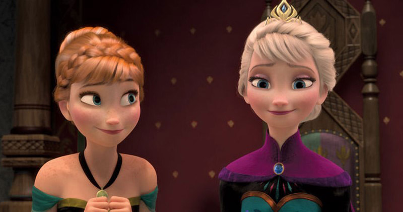 Anna ed Elsa di Frozen