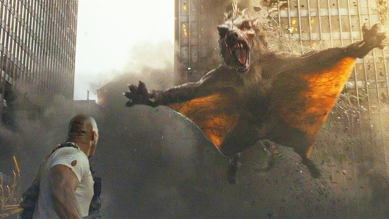 una scena di v