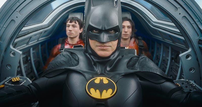 Michael Keaton è Batman in The Flash