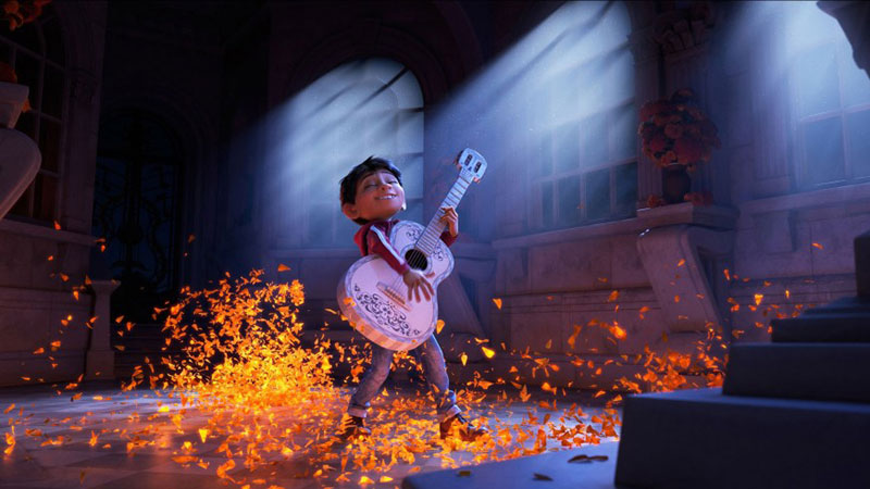 una scena di Coco, film Disney Pixar del 2017